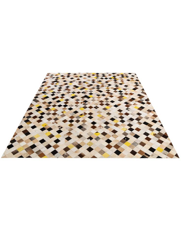 Detail image of 7' 11 x 9' 10 Cowhide - Patchwork Rug