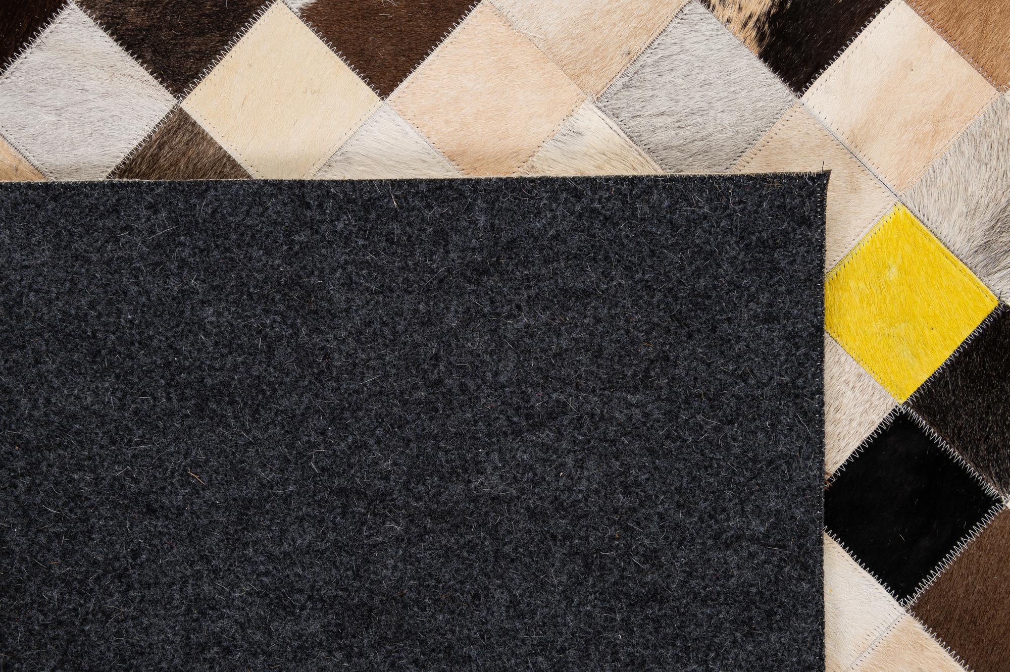 7' 11 x 9' 10 Cowhide - Patchwork Rug