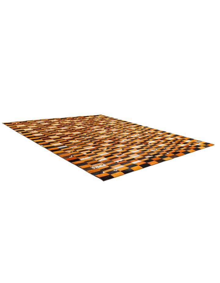 8' x 9' 10 Cowhide - Patchwork Rug