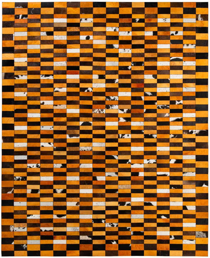 8' x 9' 10 Cowhide - Patchwork Rug