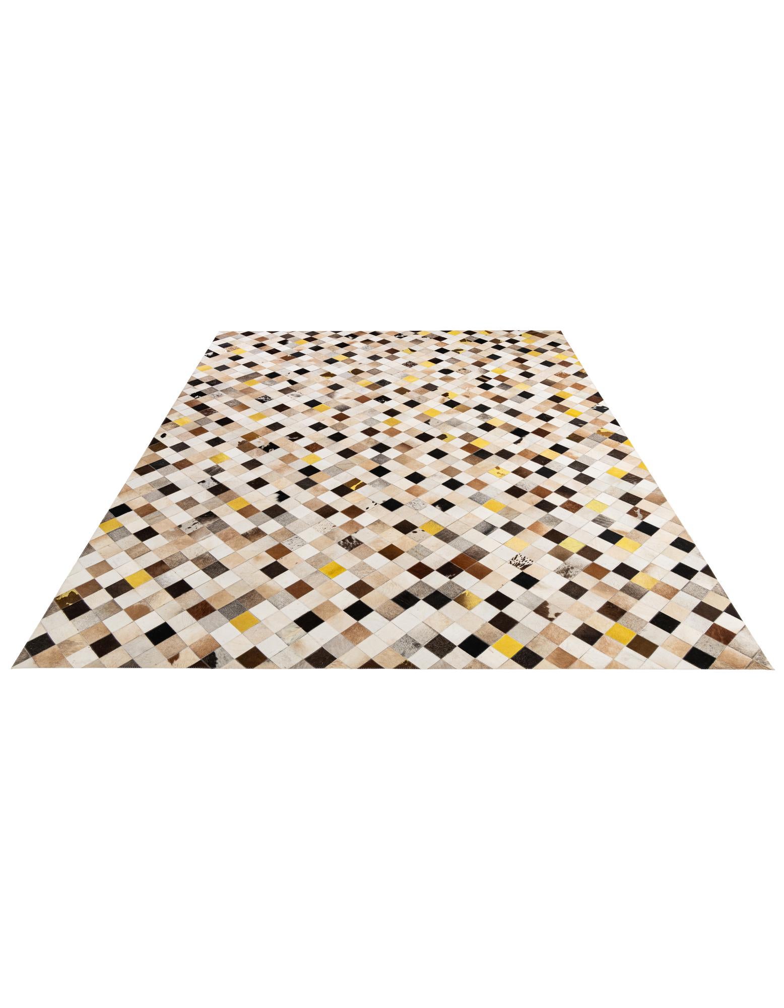 8' x 10' Cowhide - Patchwork Rug