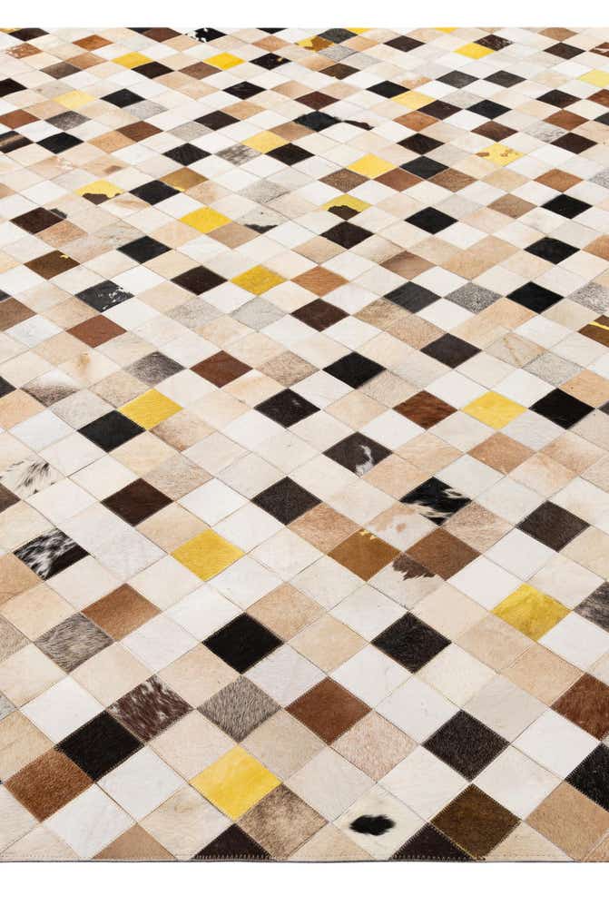 8' x 10' Cowhide - Patchwork Rug