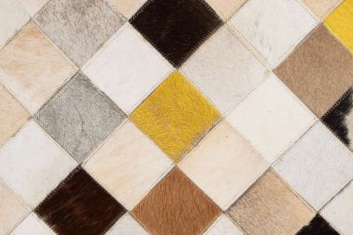 8' x 10' Cowhide - Patchwork Rug
