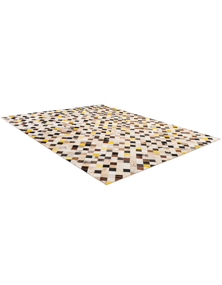 Detail image of 7' 11 x 10' Cowhide - Patchwork Rug