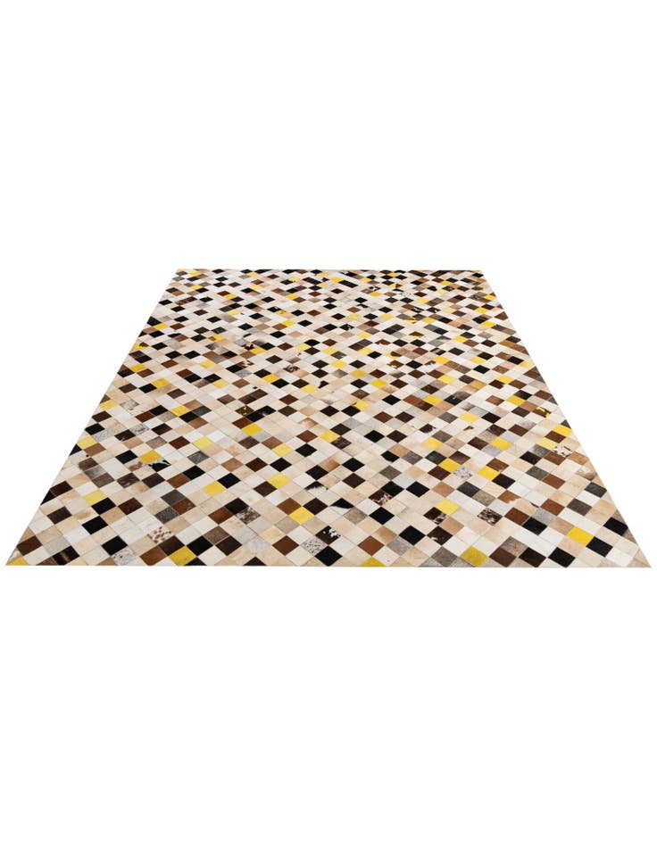 Detail image of 7' 11 x 10' Cowhide - Patchwork Rug