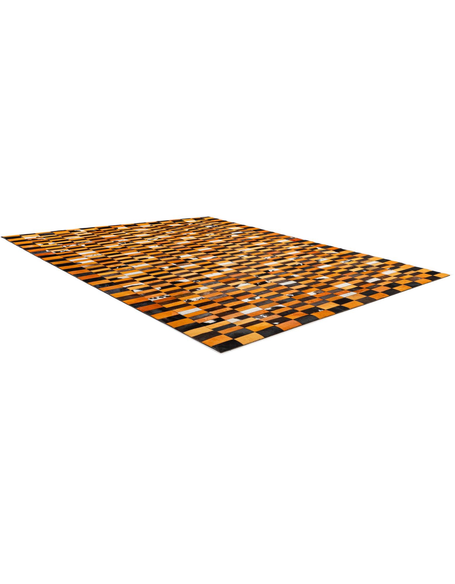 8' 1 x 9' 11 Cowhide - Patchwork Rug