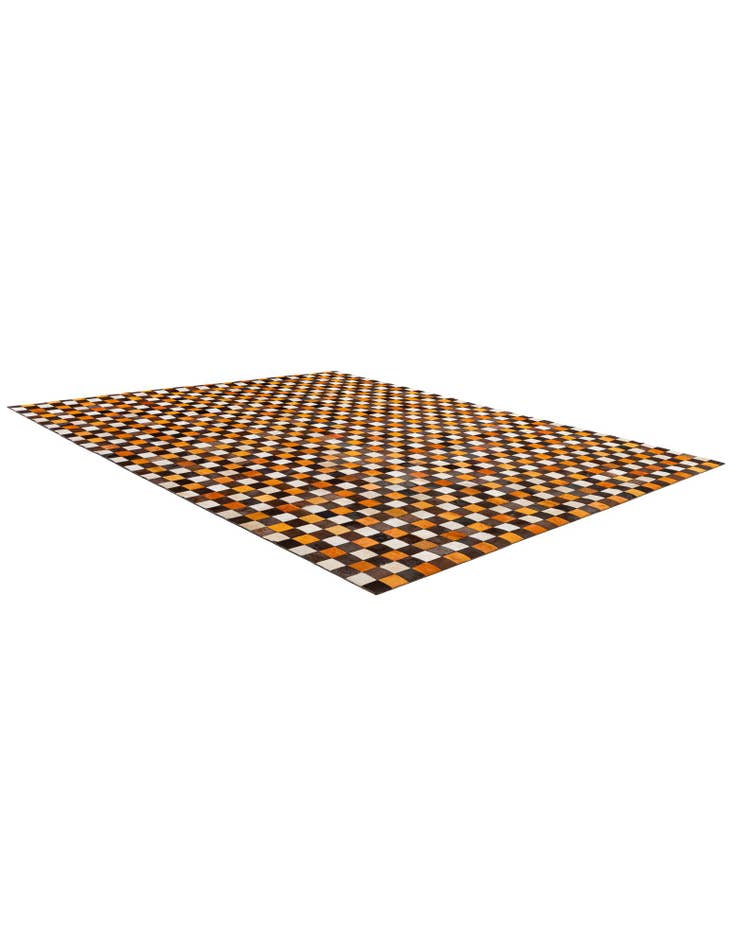 Detail image of 8' 2 x 9' 11 Cowhide - Patchwork Rug