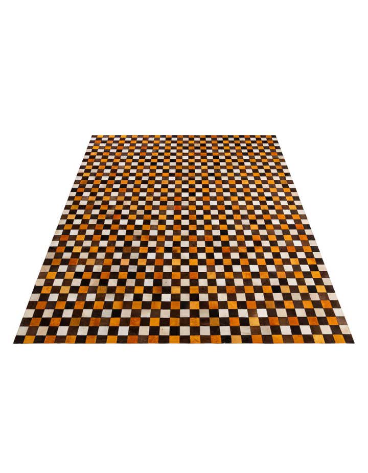 8' 2 x 9' 11 Cowhide - Patchwork Rug