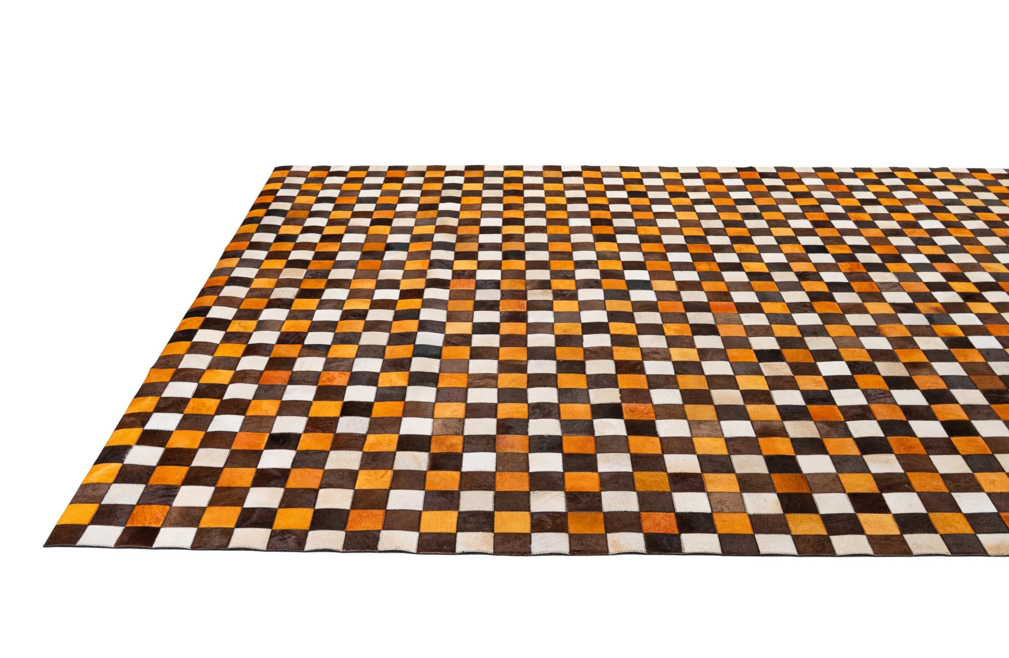 8' 2 x 9' 11 Cowhide - Patchwork Rug