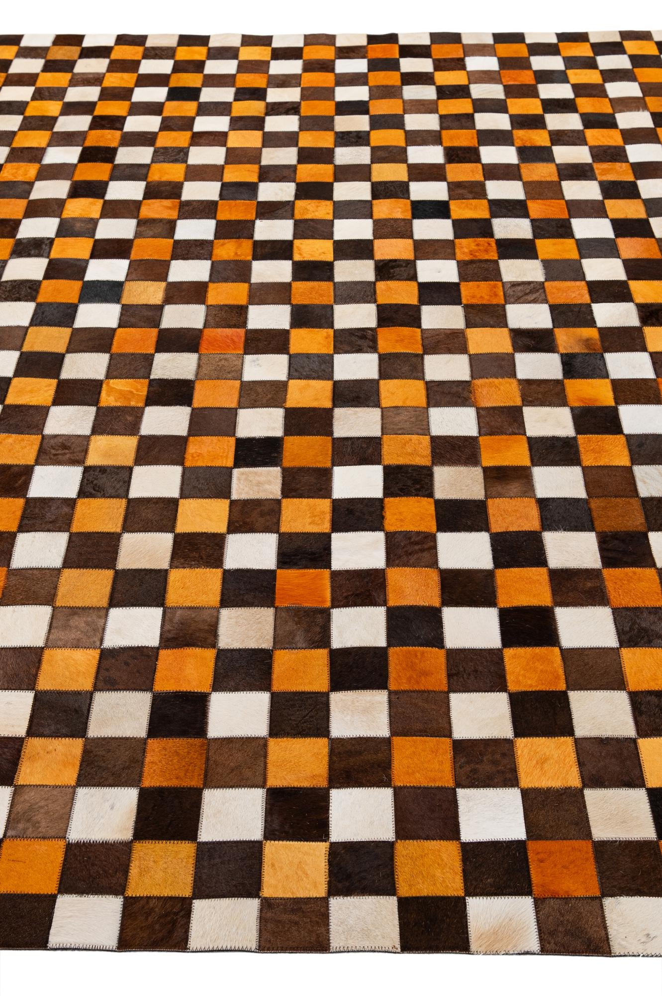 8' 2 x 9' 11 Cowhide - Patchwork Rug
