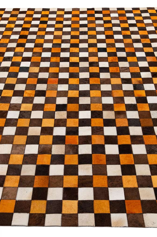 8' 2 x 9' 11 Cowhide - Patchwork Rug