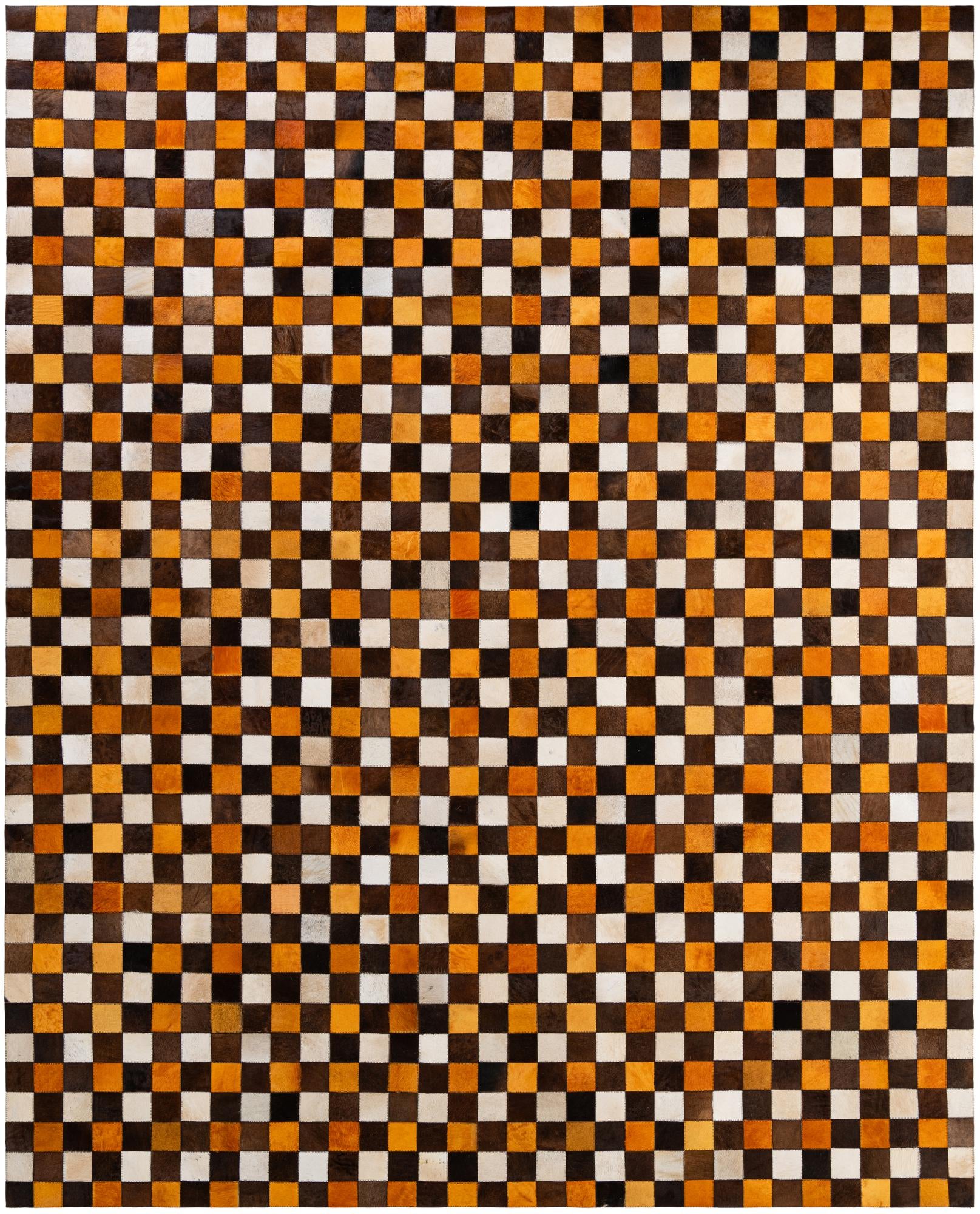 8' 2 x 9' 11 Cowhide - Patchwork Rug