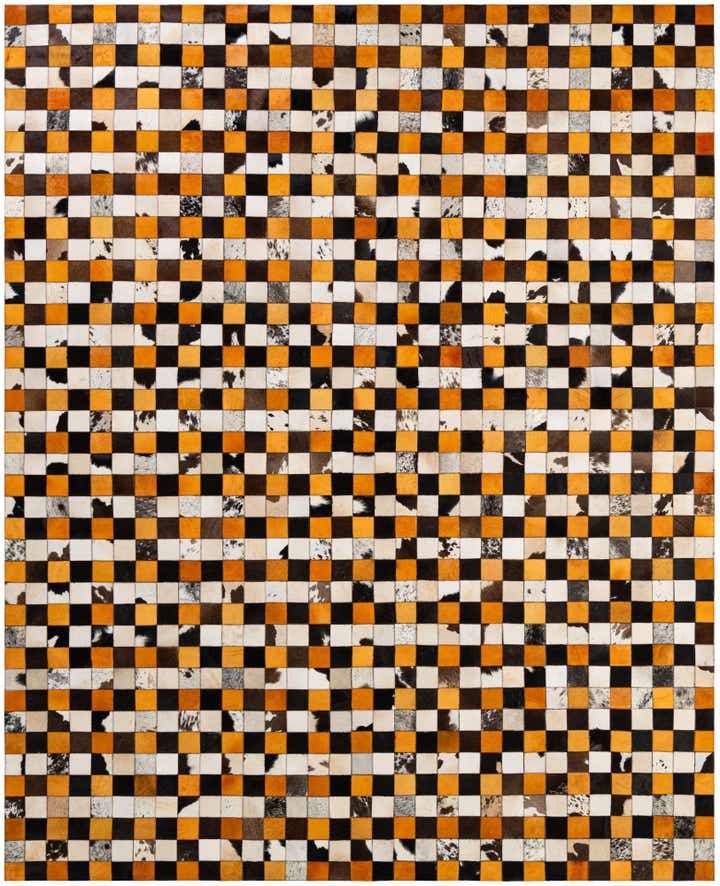 8' 1 x 9' 11 Cowhide - Patchwork Rug