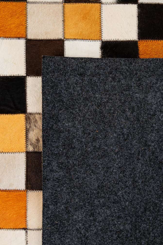 8' 1 x 9' 11 Cowhide - Patchwork Rug