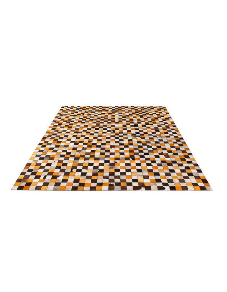 Detail image of 8' 2 x 10' Cowhide - Patchwork Rug