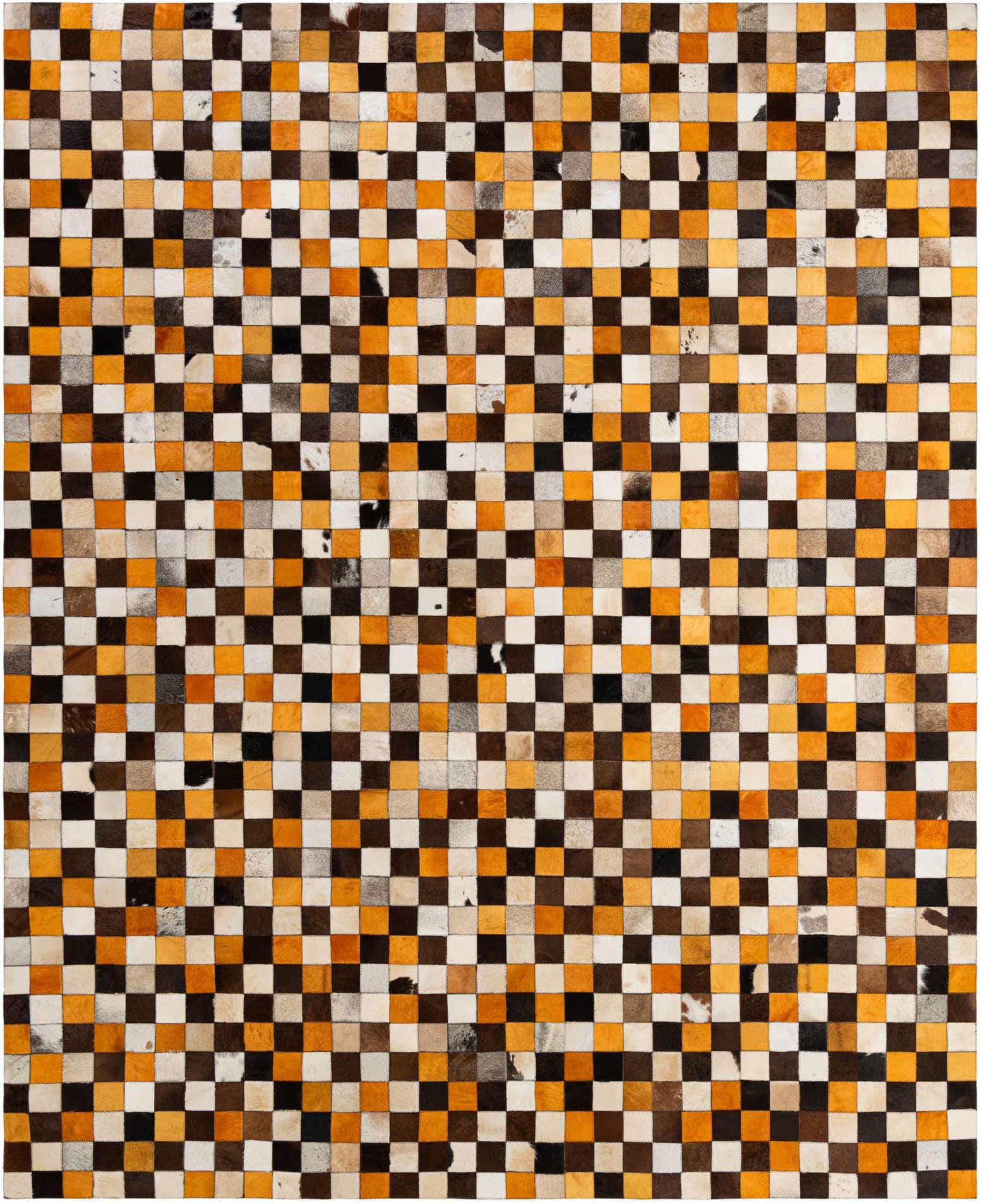 8' 2 x 10' Cowhide - Patchwork Rug