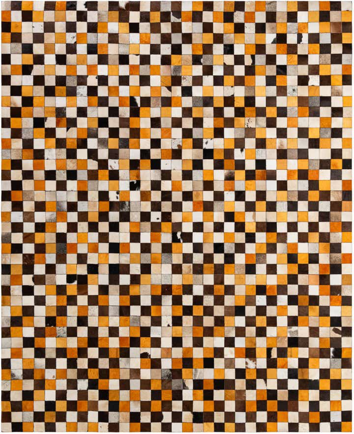 8' 2 x 10' Cowhide - Patchwork Rug