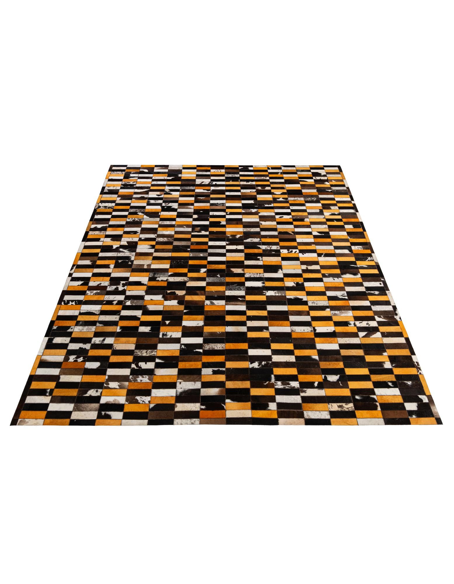 8' 3 x 10' Cowhide - Patchwork Rug