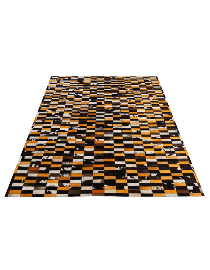 Detail image of 8' 3 x 10' Cowhide - Patchwork Rug