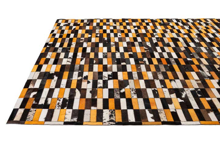 8' 3 x 10' Cowhide - Patchwork Rug