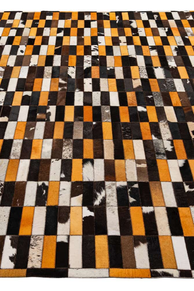 8' 3 x 10' Cowhide - Patchwork Rug