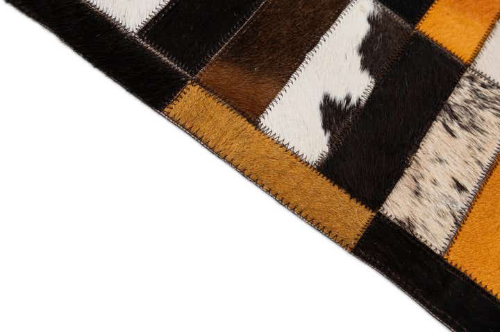 8' 3 x 10' Cowhide - Patchwork Rug