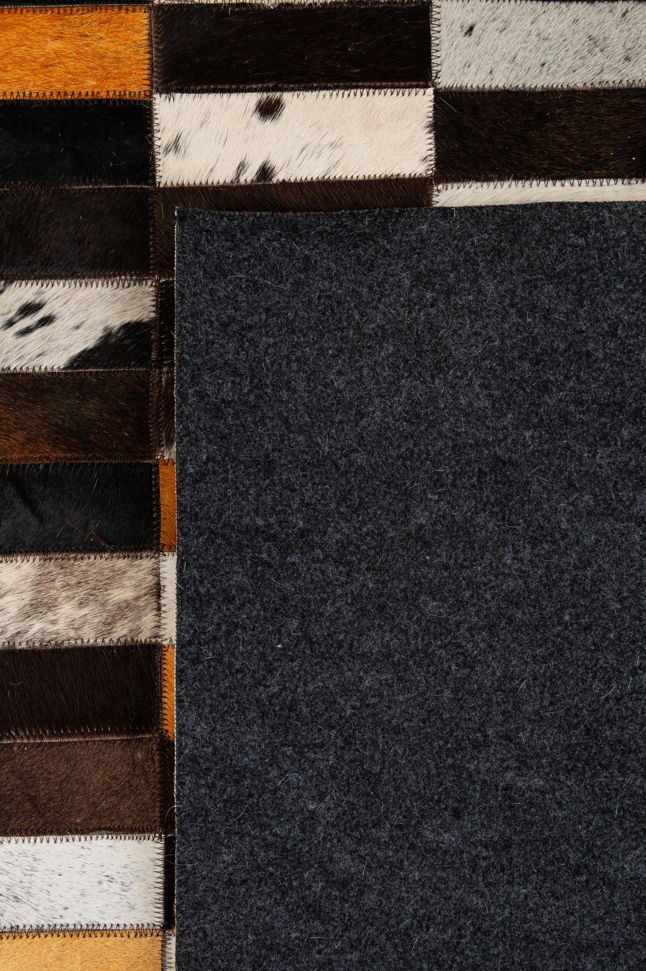 8' 3 x 10' Cowhide - Patchwork Rug