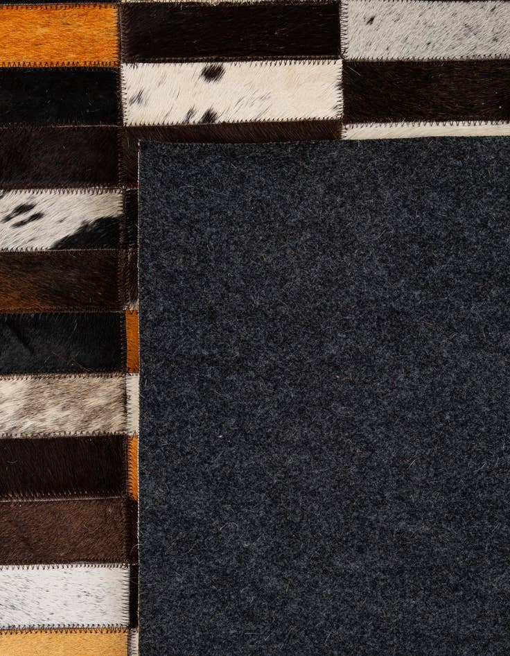 Detail image of 8' 3 x 10' Cowhide - Patchwork Rug