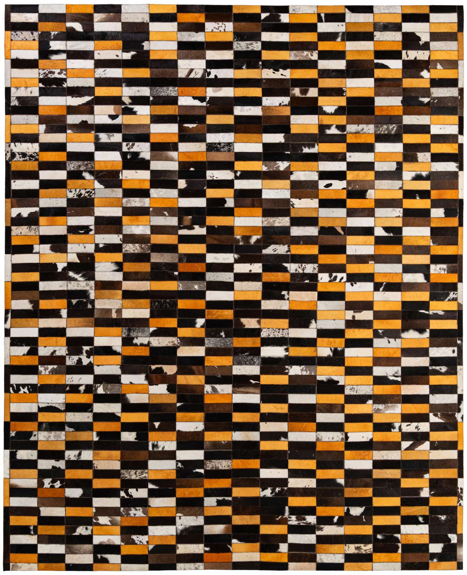 8' 3 x 10' Cowhide - Patchwork Rug