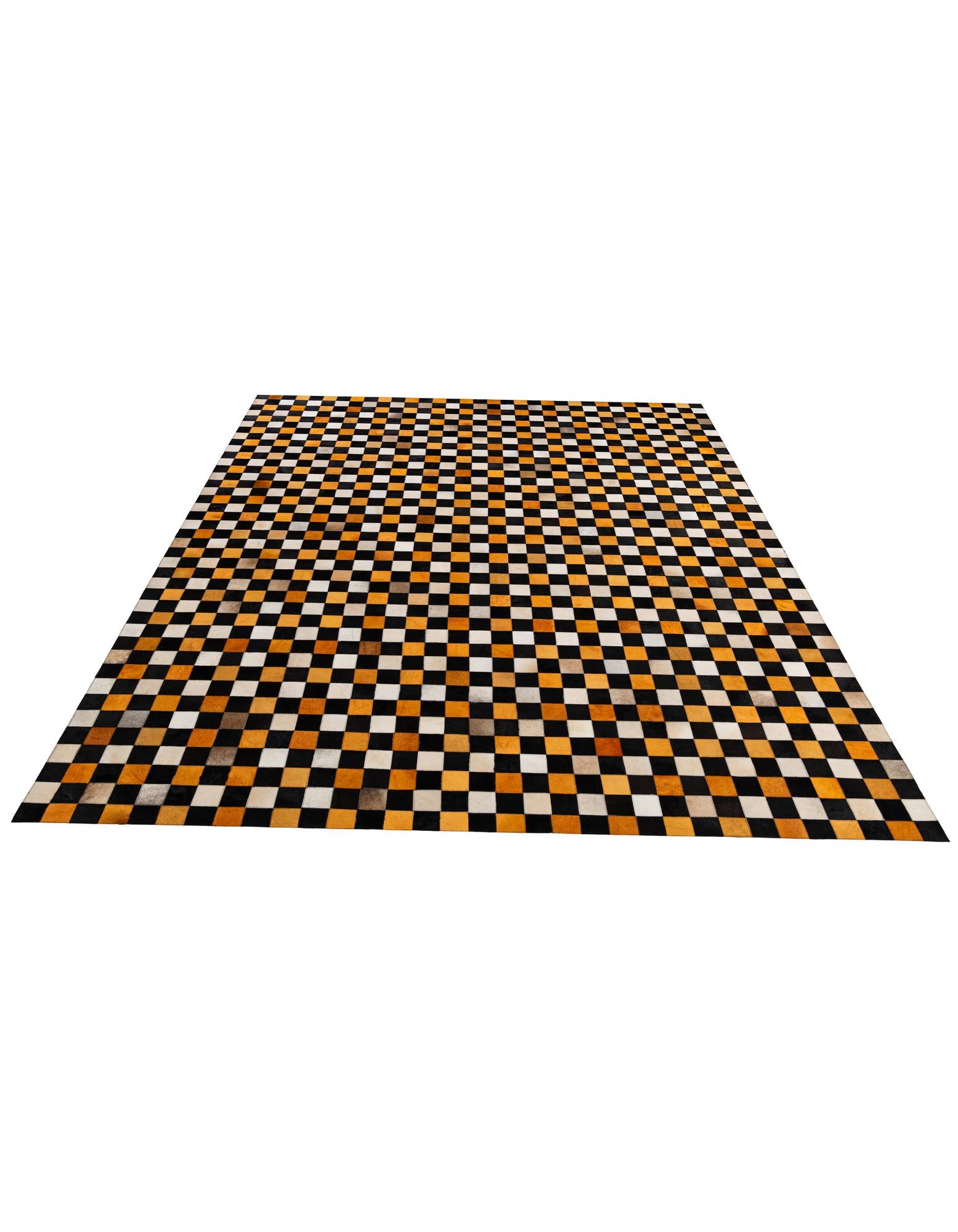 8' 1 x 10' Cowhide - Patchwork Rug