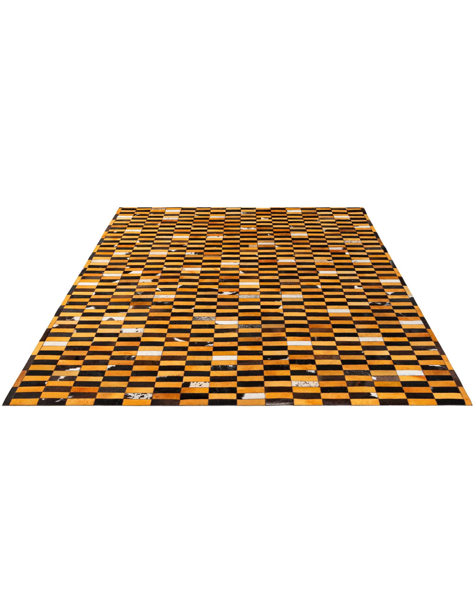 8' 2 x 9' 11 Cowhide - Patchwork Rug
