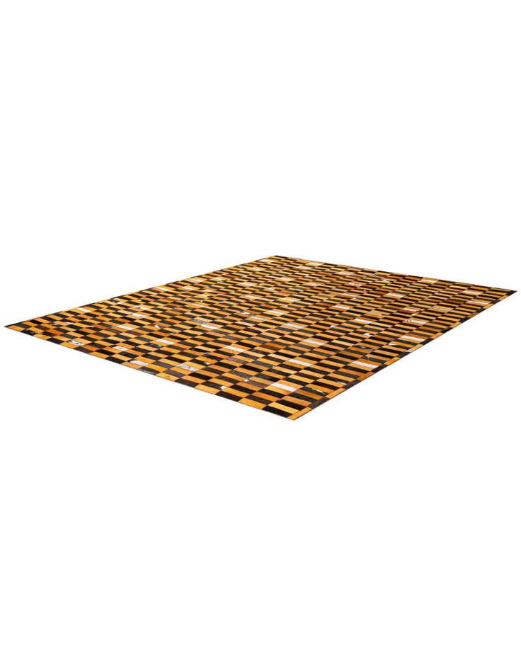 Detail image of 8' 2 x 9' 11 Cowhide - Patchwork Rug