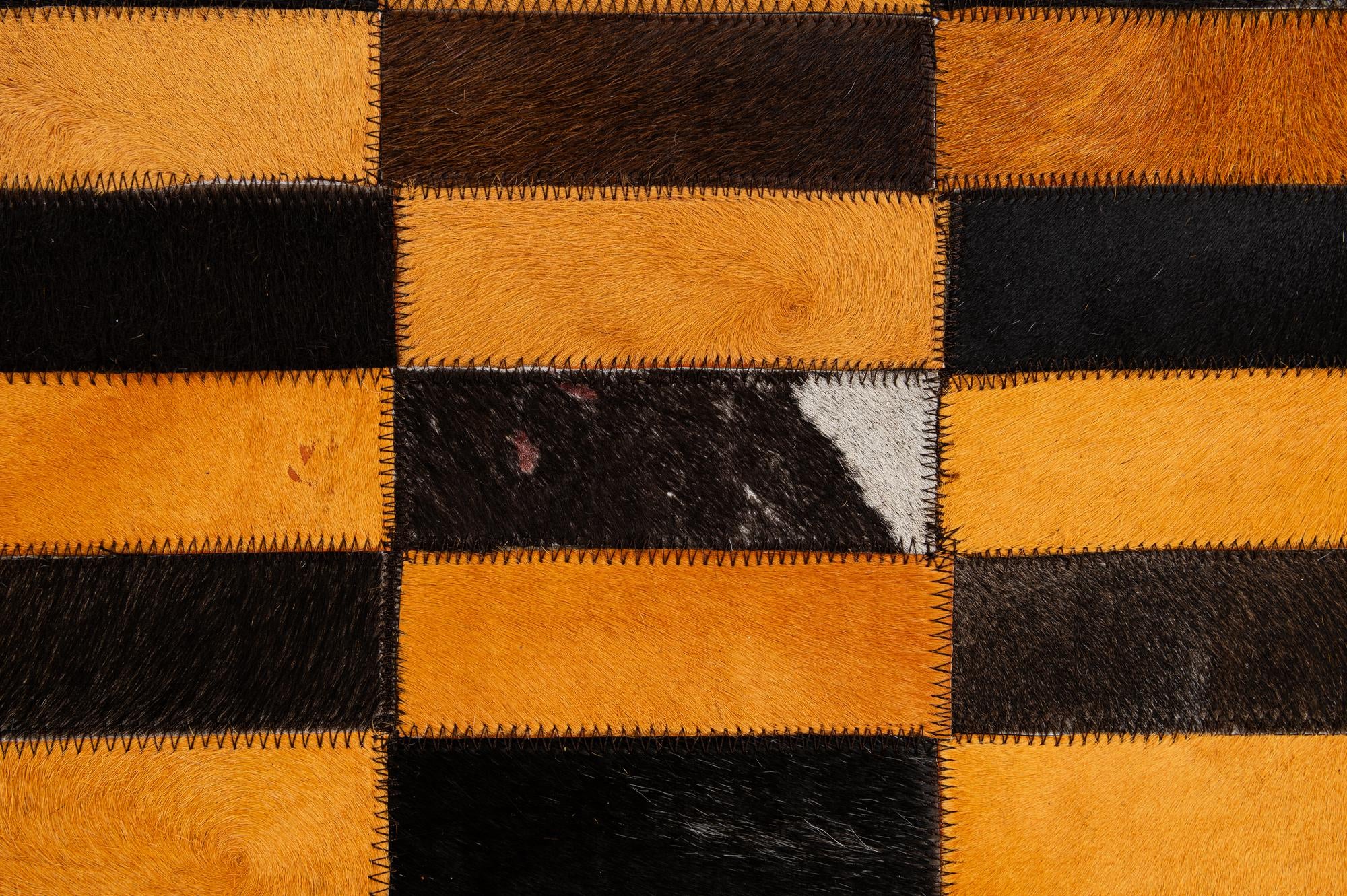 8' 2 x 9' 11 Cowhide - Patchwork Rug