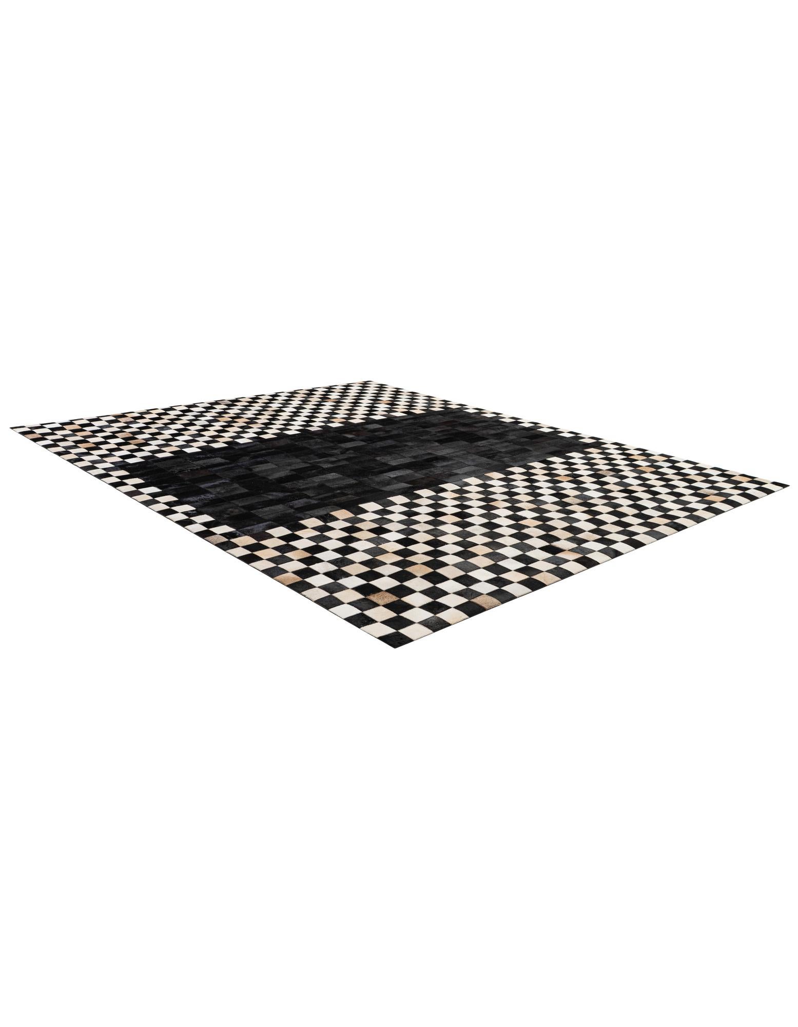 8' 1 x 10' Cowhide - Patchwork Rug