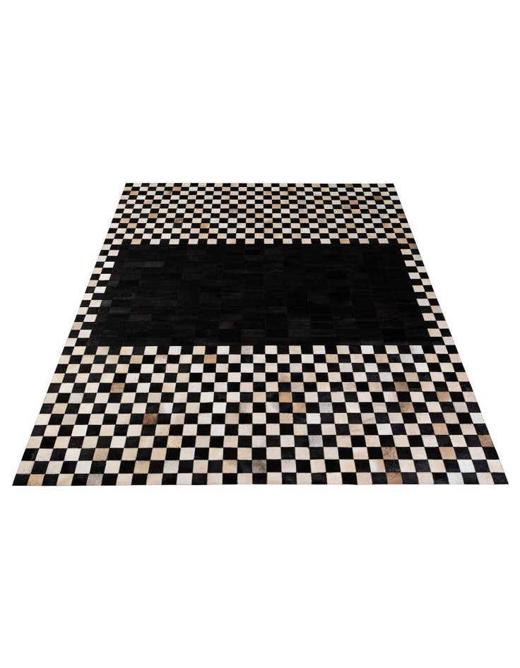 Detail image of 8' 1 x 10' Cowhide - Patchwork Rug