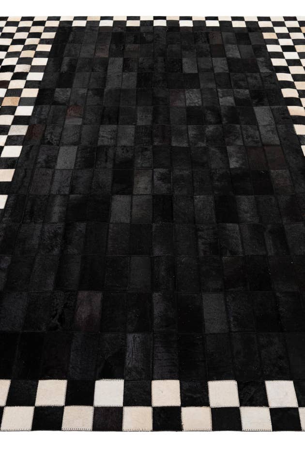 Detail image of 8' 1 x 10' Cowhide - Patchwork Rug