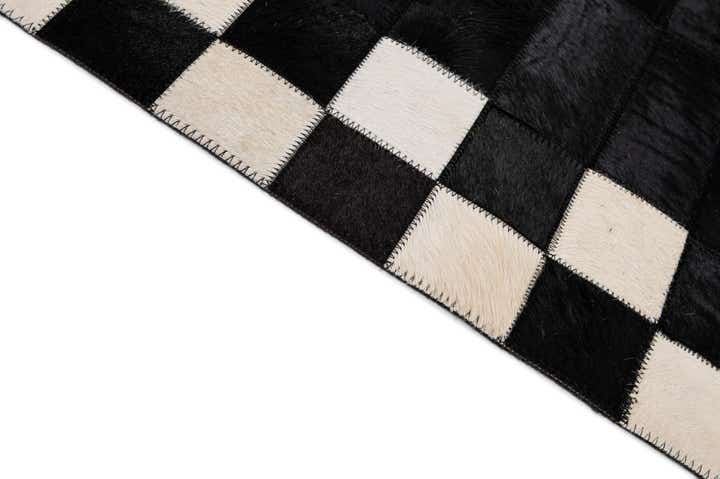 8' 1 x 10' Cowhide - Patchwork Rug