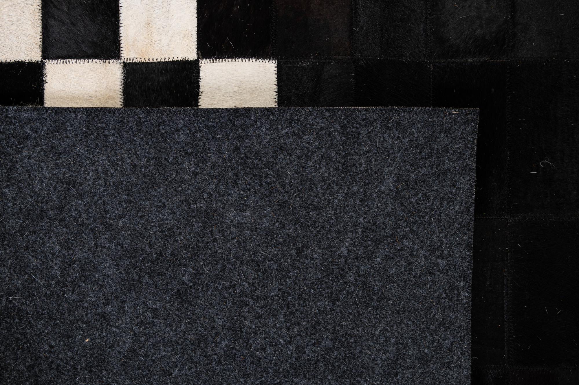 8' 1 x 10' Cowhide - Patchwork Rug