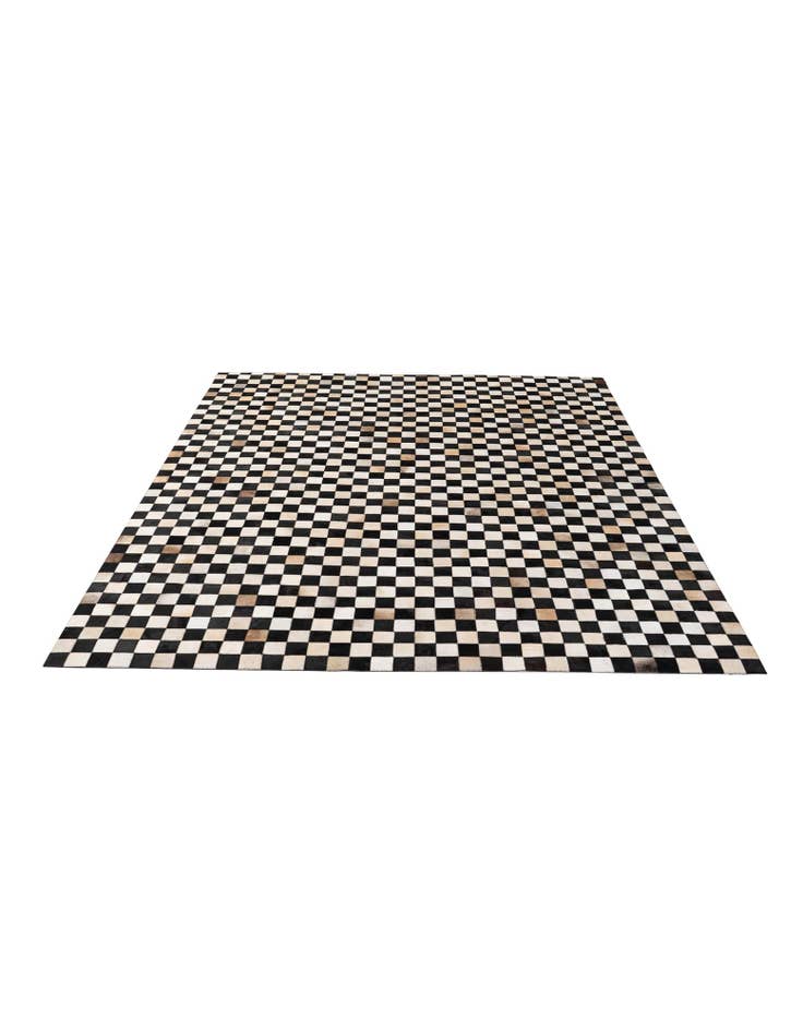 Detail image of 8' x 9' 11 Cowhide - Patchwork Rug