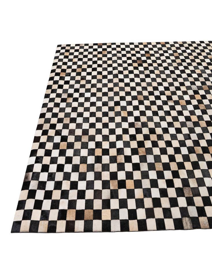 Detail image of 8' x 9' 11 Cowhide - Patchwork Rug