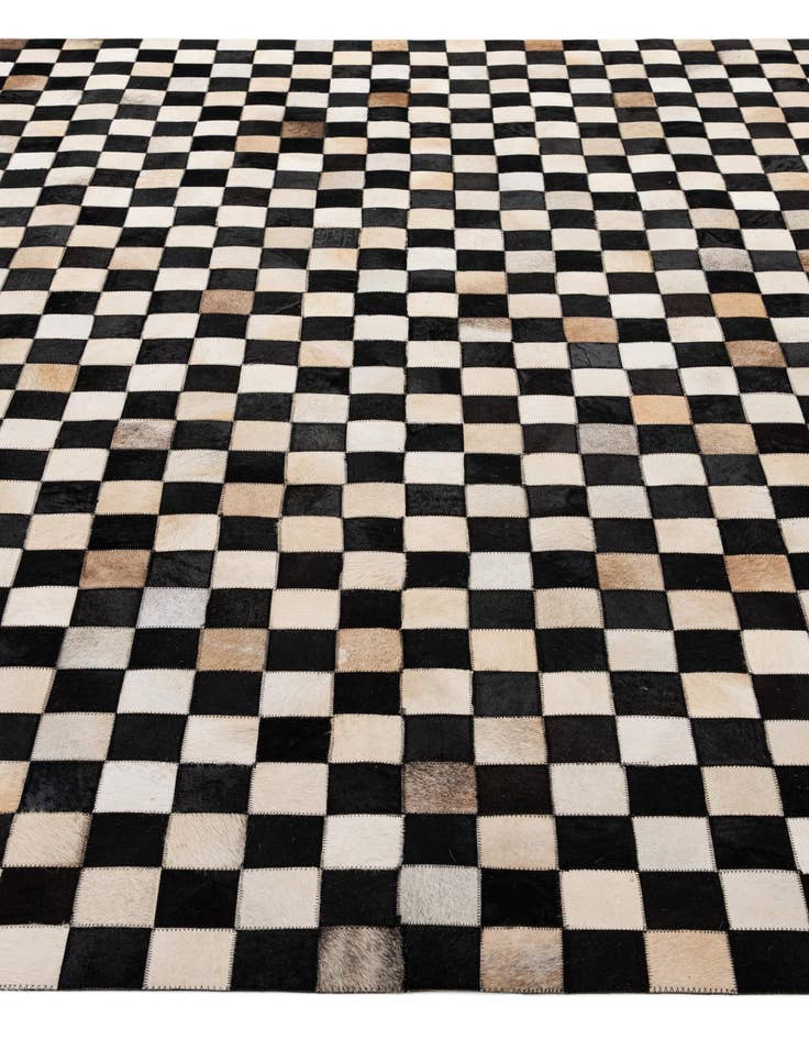 Detail image of 8' x 9' 11 Cowhide - Patchwork Rug