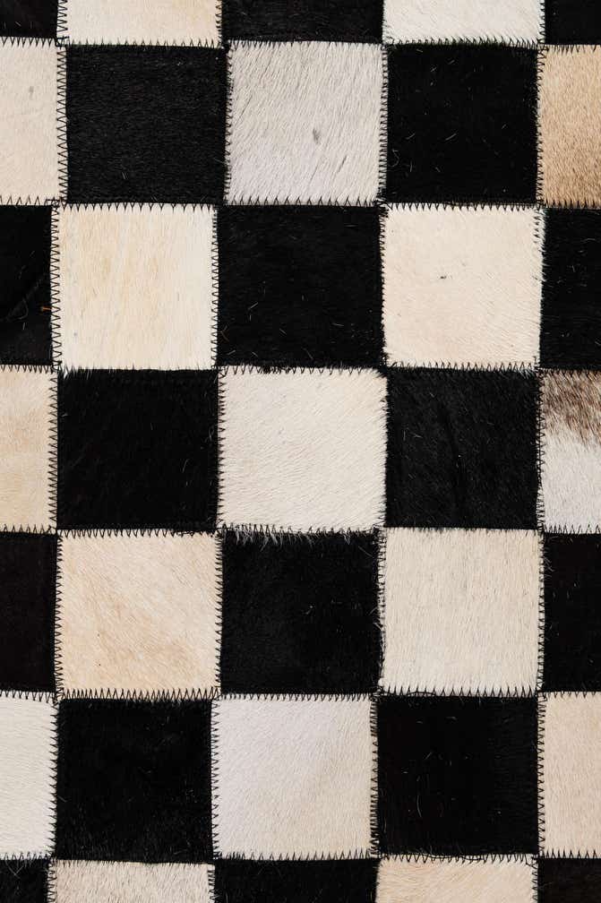 8' x 9' 11 Cowhide - Patchwork Rug