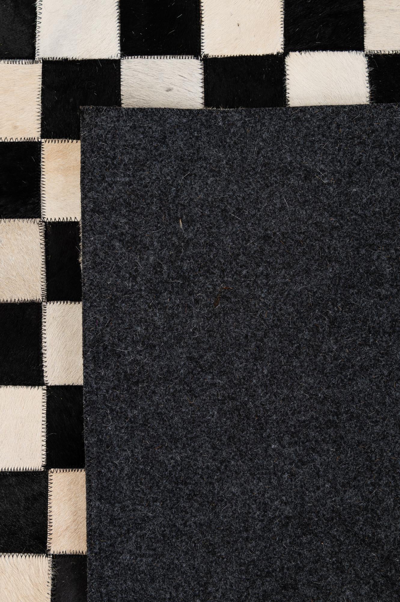 8' x 9' 11 Cowhide - Patchwork Rug