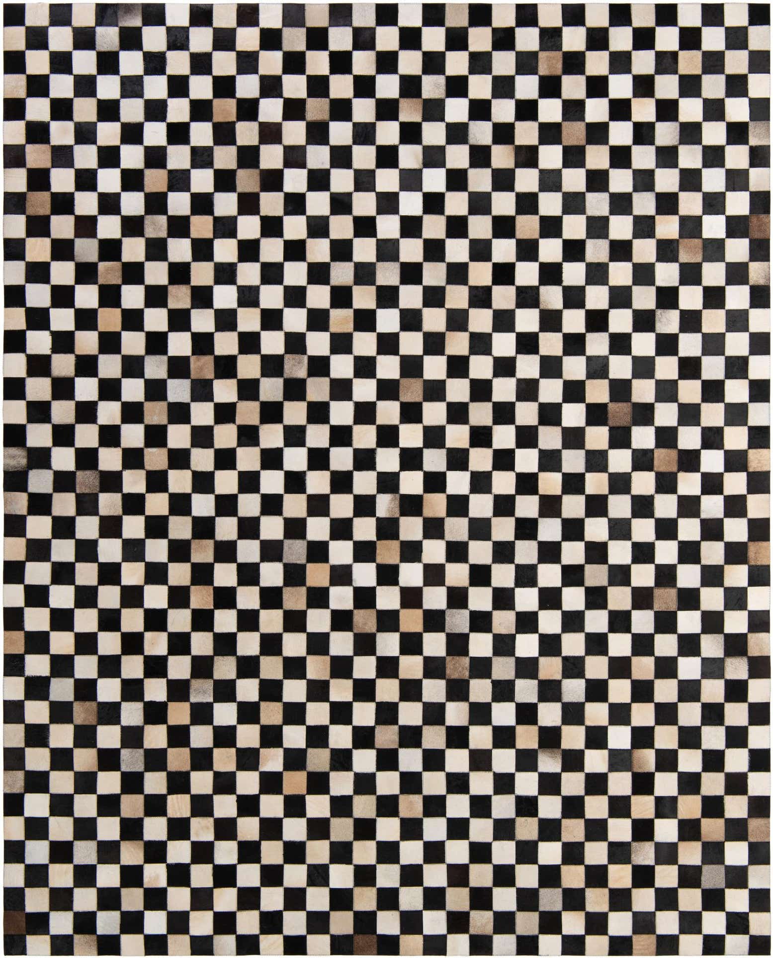 8' x 9' 11 Cowhide - Patchwork Rug