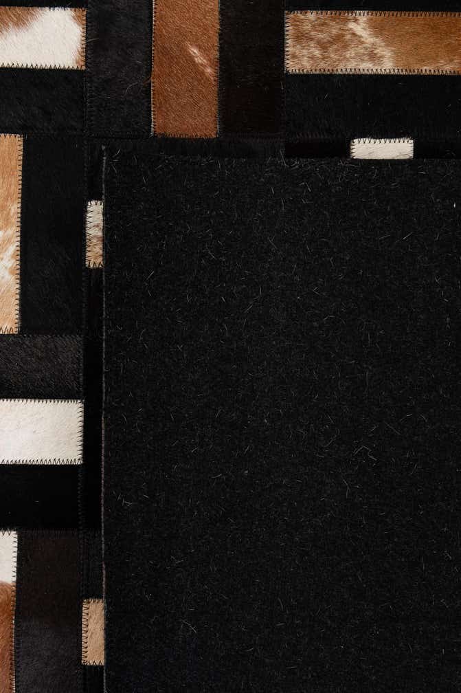 8' 1 x 9' 11 Cowhide - Patchwork Rug