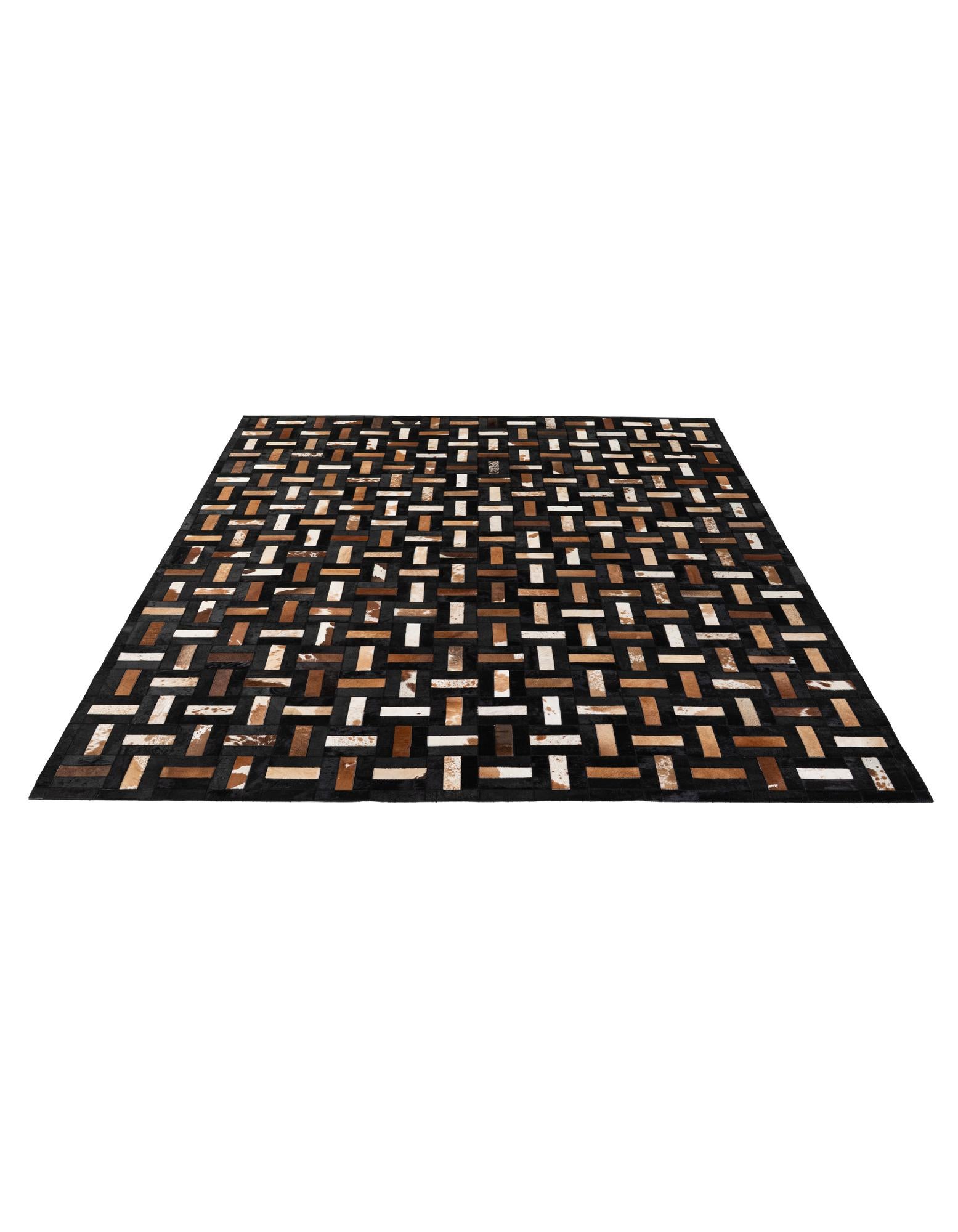 8' 2 x 10' Cowhide - Patchwork Rug