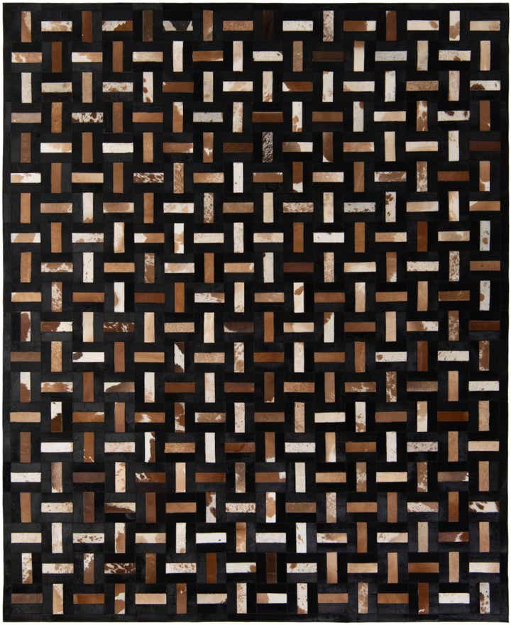 8' 2 x 10' Cowhide - Patchwork Rug