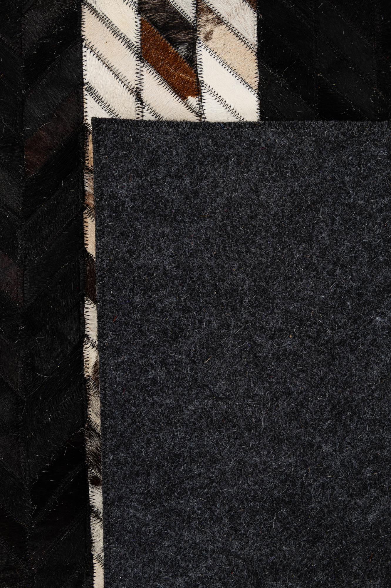 7' 11 x 9' 11 Cowhide - Patchwork Rug