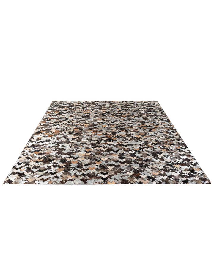 8' x 9' 11 Cowhide - Patchwork Rug
