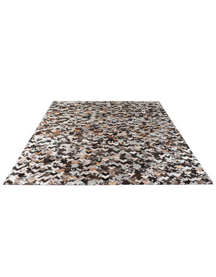 Detail image of 8' x 9' 11 Cowhide - Patchwork Rug